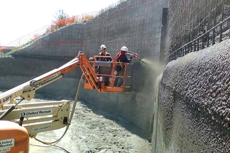 Shotcrete Inspection (ACI 506R, ASTM C143)